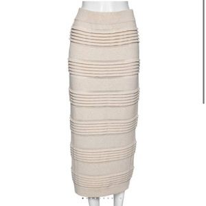 Burberry London striped pencil skirt